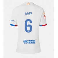 Dres Barcelona Paez Gavi #6 Gostujuci 2023-24 Kratak Rukav